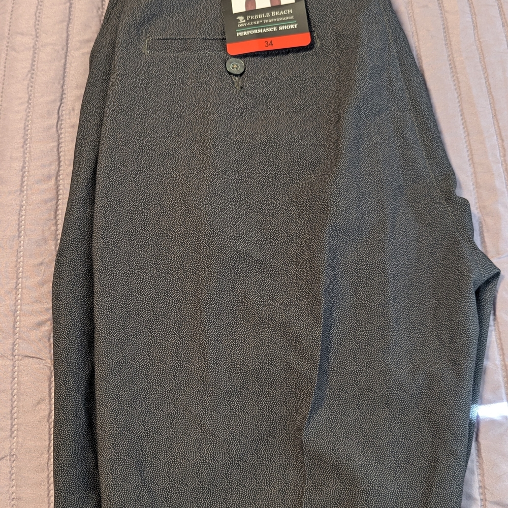 Pebble Beach Charcoal Performance Pants